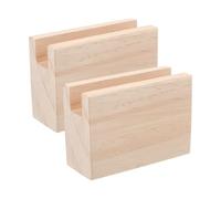 Baluue Rehausseurs de Meubles en Bois 2 Pièces Blocs de Surélévation pour Lits et Bureaux 10 CM de Long X 125 CM de Large Supports Robustes pour Pieds de Table et Canapé Adaptés à