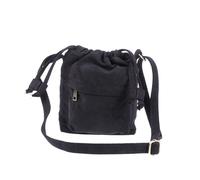 Baluue Sac Bandoulière Femme Style Vintage Toile Sac Seau Léger et Pratique pour Rangement Quotidien Cabine Multifonction