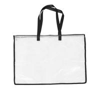 Baluue Sac de Rangement Transparent pour Œuvres Art Sac avec Poignée pour Portfolio Affiches Peintures et Dossiers pour Étudiants et Artistes