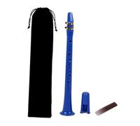 Baluue Saxophone de Poche Miniature 397 MM Bleu Instrument à Vent en Bois Mini Saxophone Portable Accessoire Musical pour Voyage et Présent