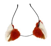 Baluue Serrage-tête Facile à Utiliser Style Unique Oreilles de Renard en Peluche Détachables Accessoire de Costume de Noël et Halloween pour Fête Cosplay