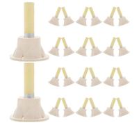 Baluue Set Accessoires de Moxibustion avec 50 Bâtonnets de Moxa Épaissis, Base Incluse, Matériau Plastique et Moxa, pour Massage Salon et Thérapie Moxibustion