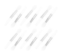 Baluue Set de 12 Pinceaux à Lèvres en Silicone Facile à Transporter pour Application Précise de Masque et Rouge à Lèvres pour Usage à Domicile Voyage