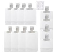 Baluue Set de Bouteilles Souples de Voyage pour Lotion Distribution Précise 30ml 50ml 100ml en sans Gaspillage pour Trousse Toilette Voyage