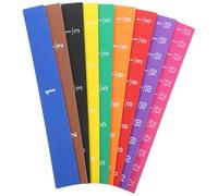 Baluue Set de Tuiles Fraction Magnétiques Éducatives EVA Jeu Pédagogique Coloré et Portable pour Apprentissage des Fractions Chez et Élèves