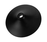 Baluue Socle de Tabouret Pivotant en Métal Noir Plateau Rotatif pour Chaise et Meuble Rotatif Accessoire Facile à Installer