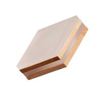 Baluue Socle Lumineux LED Créatif Bois et Acrylique Support Affichage pour Vase et Bonsaï Veilleuse USB à Lumière Chaude pour Décoration de Bureau et Intérieur