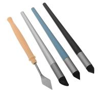 Baluue Stylo à Frotter pour Pastel à Huile avec Éponge Douce Outil de Mélange pour Estompage Précis Lot de Stylos et Grattoir Accessoire Polyvalent pour Artistes et Étudiants