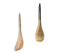 Baluue Stylo D'acupuncture Manuel De Massage Visage 2 Pièces, Tiges De Massage Visage En Matériau Naturel, Outil Compact Pour Soin Des Yeux Et Points D'acupression, Usage Voyage Et Relaxation