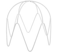 Baluue Support d'Abat-Jour Métallique Vintage Fait Main Cadre pour Lampe de Table 18X18 CM Cage Rigide pour Lampe DIY Accessoire Solide