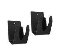 Baluue Support de Bureau pour Lecteur de Codes-Barres Noir en Plastique, Installation Murale Facile, Compatible Universellement, pour Entrepôt et Commerce, Lot de 2 Pièces