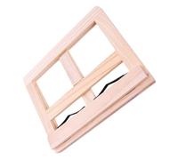 Baluue Support de Lecture Portable Bois Réglable Lutrin Léger et Pliable pour Cuisine et Bureau Porte-recettes Pratique et Compact