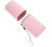 Baluue Support de Rangement pour Brosse à Dents Portable 1 Étui à Dentifrice Gobelet de Lavage Pratique pour Voyage Déplacement Coloris Transparent