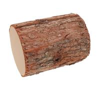 Baluue Support Décoratif Réaliste de Souche D’Arbre en Bois Diamètre 15 CM Hauteur 20 CM Accessoire Photo Rustique pour Bougie Chauffe-Plat Décoration de Mariage et Centre de Table