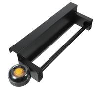 Baluue Support pour Rouleau de Paquet D'épicerie en Fer Noir Résistant, Porte-paquet à Légumes et Fruits Compact pour Supermarché, Organisateur Mural Multifonction pour Stockage