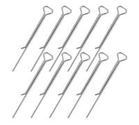 Baluue Supports de Mèches en Acier au Carbone 10 Pièces Dispositif de Centrage pour Fabrication de Bougies DIY Outils de Pose de Mèches pour Bougies Chauffe-Plat Matériel pour Fabriquer