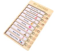 Baluue Tableau de Corvées Multi-fonction pour Garçon Fille Tableau de Routine Quotidienne Planificateur de Tâches avec Liste Mémo Réutilisable pour Gestion Du et Organisation Familiale