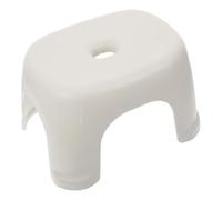 Baluue Tabouret pour Garçon et Filles Petit Modèle en Plastique Robuste Base Antidérapante, Marchepied Multifonction pour Salle de Bain, Salon et Toilettes, Couleur Gris Clair, pour Se