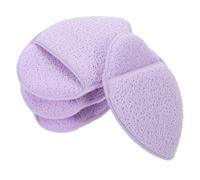 Baluue Tampons Nettoyants Visage Lot 4pcs Taille Moyenne Éponges Exfoliantes Douces Pour Nettoyage En Profondeur Visage Types De Peau Usage Quotidien Cordon Suspendable