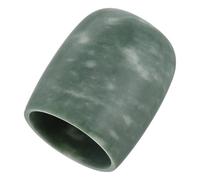 Baluue Tasse à Thé Kung Fu en Cristal Naturel 1 Pièce, Bol à Thé Chinois Droit en Pierre Minérale Vert Jade, Mug Élégant pour Maison, Bureau et Cérémonie Traditionnelle