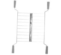 Baluue Toaster Sandwich Rack Acier Inoxydable Ouverture Support Réchauffe et Facile à Nettoyer Accessoire Multifonction pour Sandwichs