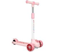 Baluue Trottinette Enfant à 3 Roues - Patinette Évolutive avec Guidon Réglable en Hauteur pour Fille Et Garçon de 2 à 6 Ans, Scooter Léger pour Apprentissage Et Extérieur