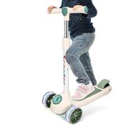 Baluue Trottinette Enfant à 3 Roues - Patinette Évolutive avec Guidon Réglable en Hauteur pour Fille Et Garçon de 2 à 6 Ans, Scooter Léger pour Apprentissage Et Extérieur