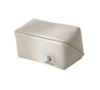 Baluue Trousse De Voyage Capacité Renforcée Sac De Maquillage Étanche Pochette Cosmétique Blanche pour Ranger Produits De Beauté Femme