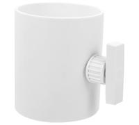 Baluue Vanne à Disque PVC Réglable 110 MM Dispositif Anti-Retour pour Conduit de Hotte de Cuisinière Registre D’Aération Manuel Contrôle Précis du Volume D’Air Faible Bruit Système