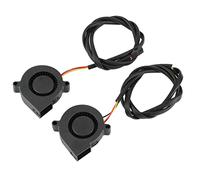 Baluue Ventilateur de Refroidissement Radial 50X15 Mm Lot de 2 5V Ultra Silencieux Roulement Hydraulique Compatible Imprimante 3D I3 Facile à Installer Dissipation Thermique
