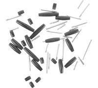 Baluue Vis de Remplacement pour Saxophone en Métal et Abs, Ensemble de 25 Pièces Fiables pour Tige de Saxophone, Accessoire pour Réparation D'instruments