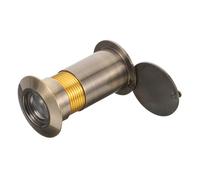 Baluue Visionneuse de Porte Ajustable Cuivre Sécurité Anti-effraction avec Lentille Haute Définition Protection Vie Privée pour Portes Entrée Bureaux et Hôtels