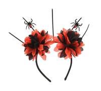 Baluue Voile De Mariée Fantôme Accessoires Pour Cheveux Bandeau De Cercueil Accessoires Pour Cheveux D'Halloween Costume Oreilles D'Araignée