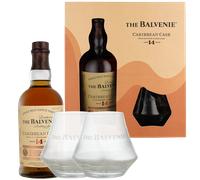 Balvenie 14 Years Caribbean Cask + 2 Verres 0.70 liter Whisky