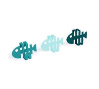 Balvi Accroche-torchon Fish Set de 3 accroche-torchons en Forme de Poisson pour tiroirs de Cuisine Mé