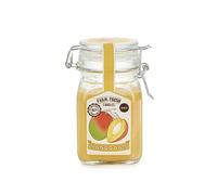 Balvi Bougie parfumée Farm Fresh Couleur Jaune Design de Pot de Confiture. Parfum Mangue Cire/Verre