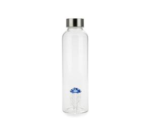 Balvi Bouteille Atlantis Jellyfish Couleur bleu Fabriquée à la main en borosilicate Verre 0,5 L