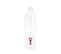 Balvi Bouteille Atlantis Lobster Couleur rouge Faite à la main en borosilicate Verre 1,2 L