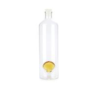 Balvi Bouteille Atlantis Shell Couleur Jaune Fabriqué à la Main en Borosilicate Verre 30cm