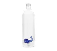 Balvi Bouteille d'eau Atlantis Whale – Figure fixée à l'intérieur – Bouchon de Silicium Borosil