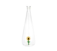 Balvi Bouteille Botanical Sunflower Couleur Jaune Fabriquée à la Main en Borosilicate Verre 1 L