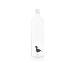 Balvi Bouteille d'eau Atlantis Seal avec Figurine de Phoque à l'intérieur avec Bouchon en Silicone Bo