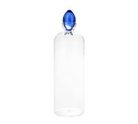 Balvi Bouteille Gourami Couleur Bleu Bouteille d´Eau en Verre avec Bouchon en Forme de Poisson 1,2L B