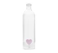 Balvi Carafe à eau Love – 1,2 L, figurine intérieure, bouchon silicone, verre borosilicate
