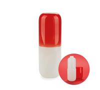 Balvi Bouteille & Verre Water Pill Couleur Blanc/Rouge Une Pilule pour Calmer la Soif Verre 550ml