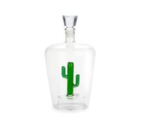 Balvi Carafe à Liqueur Cactus Couleur Vert pour Tous Types de liqueurs Verre