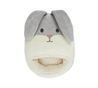 Balvi Chauffe Pied Rabbit Couleur Gris avec des Oreilles Flexibles Qui ressortent Polyester 39x30x7 c