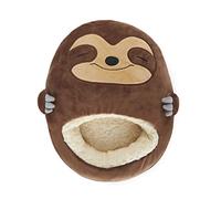 Balvi Chauffe Pied Sloth Couleur Marron Vous n'aurez Plus de Pieds froids Polyester 35x28x7 cm