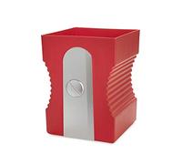 Balvi Corbeille à Papier Sharpener Couleur Rouge en Forme de Taille Crayon Plastique ABS/PP 29cm