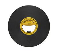 Balvi Décapsuleur Greatest Hits Couleur Noir ouvre-Bouteille origina de Style Vintage en Forme de CD